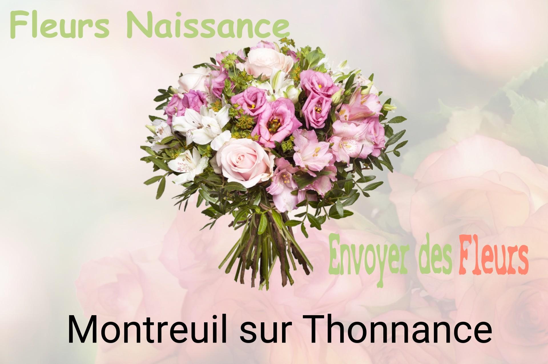 Bouquet de fleurs de naissance livré à Montreuil-sur-Thonnance