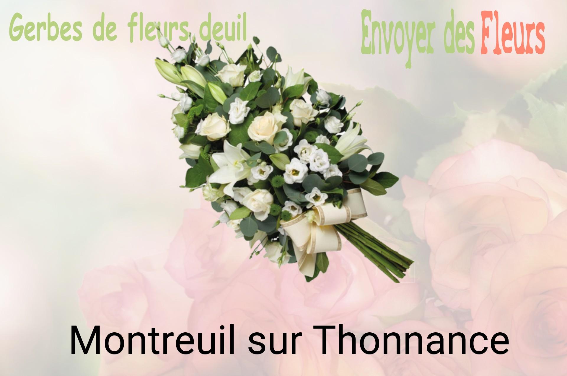 Gerbe de fleurs de deuil livrée à Montreuil-sur-Thonnance